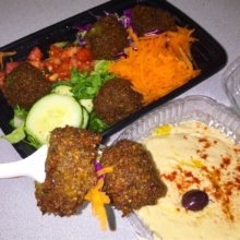 Gluten-free falafel from Baba Ghanouge